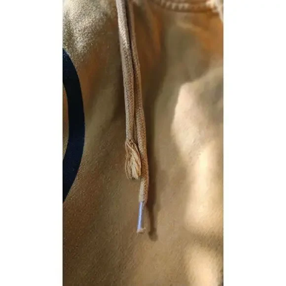 Volcom Men's Hoodie Sweatshirt in Mustard Yellow Size Large - Picture 6 of 9